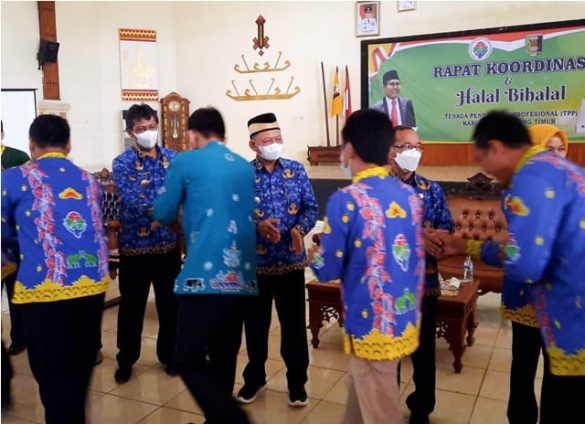 Bupati Hadiri Rapat Koordinasi Dan Halalbihalal Tenaga Pendamping Desa Se-Lamtim