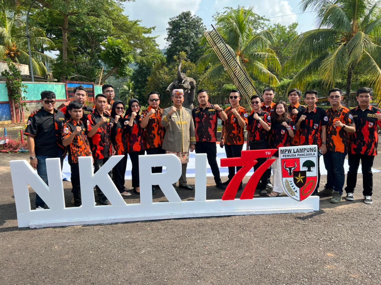 Memeriahkan HUT RI ke- 77 SAPMA -PP Provinsi Lampung Menggelar Kegiatan Sosial