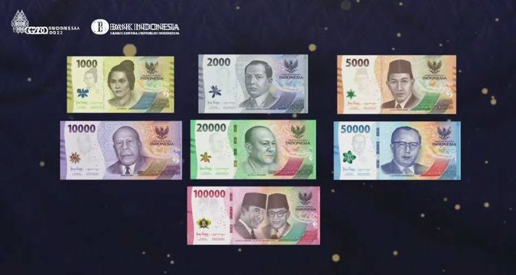 BI Resmi Luncurkan Uang Baru Tahun Emisi 2022, Tampilkan 8 Sosok Pahlawan