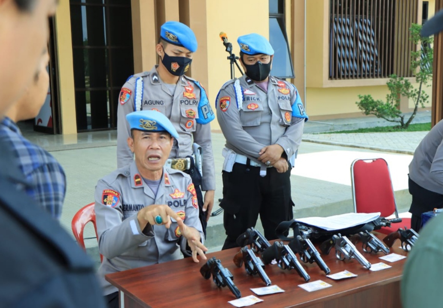 Sipropam Tubaba Lakukan  Pengecekan Senpi