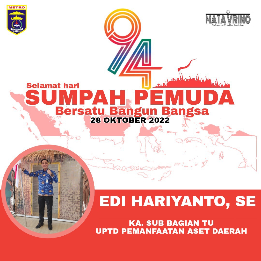 Selamat Hari Sumpah Pemuda 28 Oktober 2022. Semoga Kita Generasi Muda ...