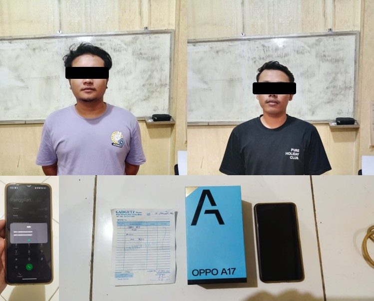 Tekab 308 Polres Metro Tangkap Pencuri Handphone Beserta Penadahnya