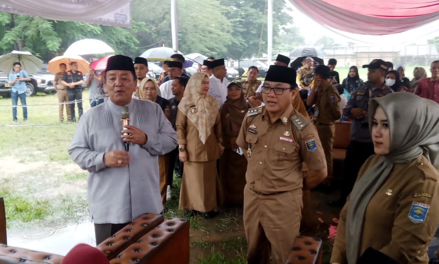 Gubernur Lampung Resmikan Jembatan  Way STKIP PGRI