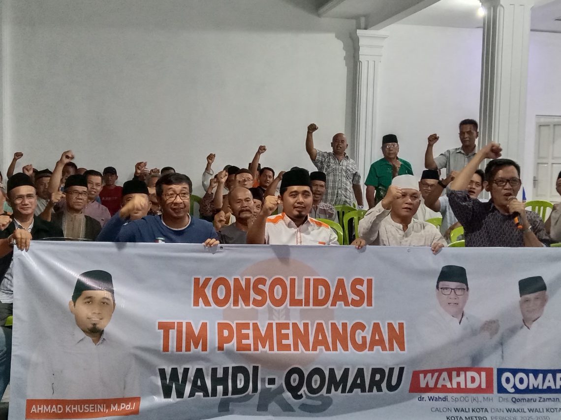 PKS Kota Metro Ahmad Khusaini Optimis Waru Menang Di Metro Utara